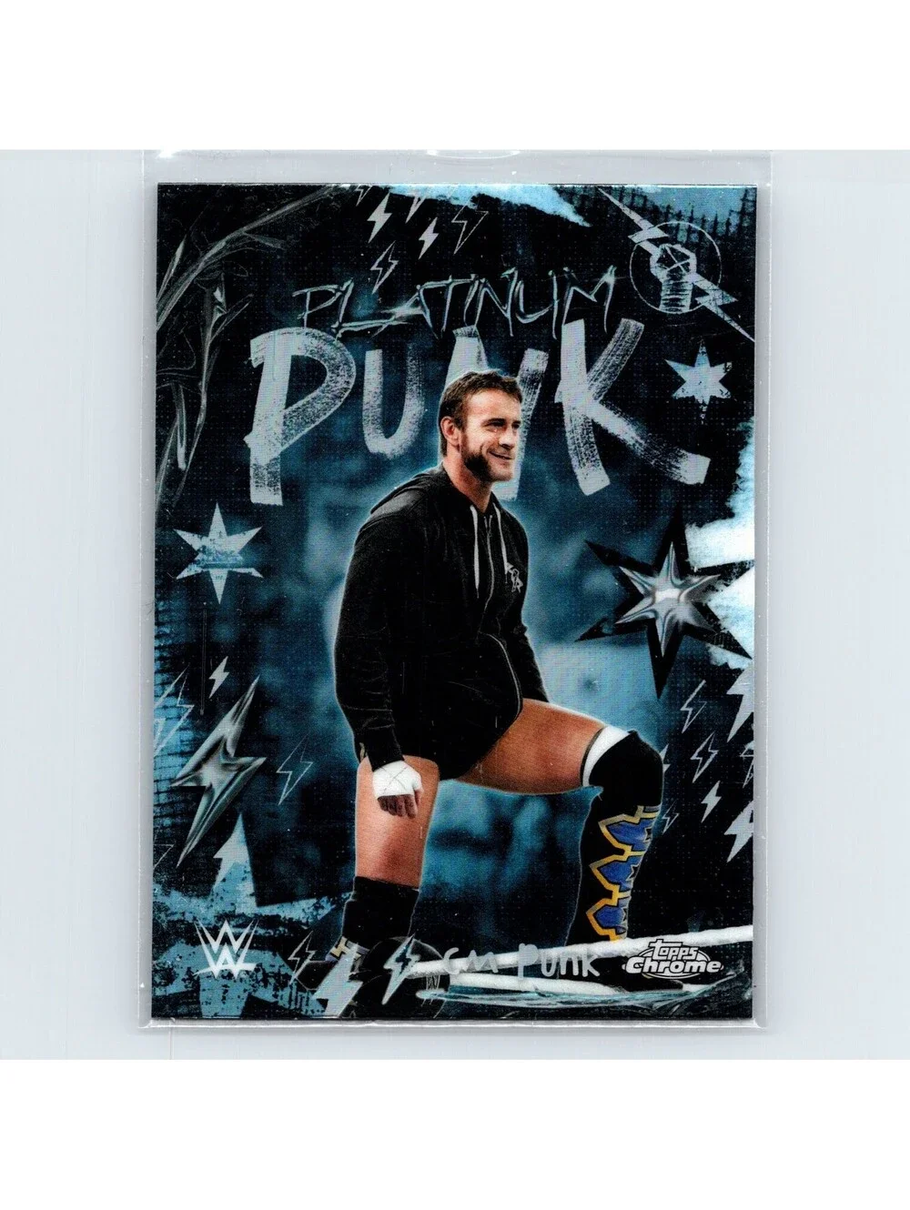 2026 Topps Chrome WWE CM Punk #PLP-14 Platinum Punk